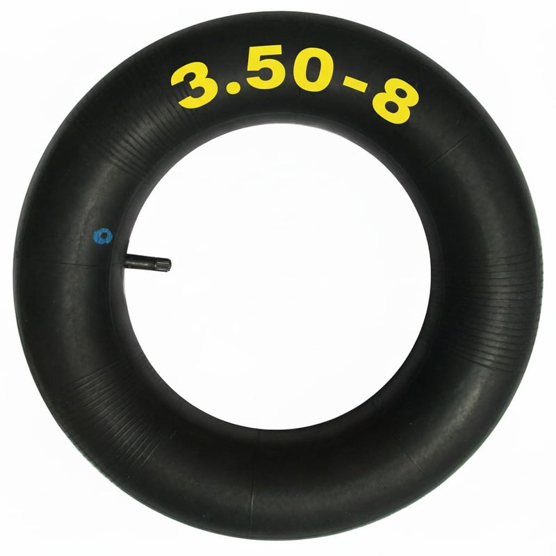 Potreba Inner Tube 3.50-8 for Wheelbarrow Wheel, Hand Trolley, Garden cart, Dolly, Hand Truck, 14 inch tyre 3.50x8 Rim 8" - Image 1